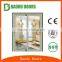 Residential luxury double door design aluminum alloy glass door for balcony use