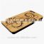 Christmas present wood 3d image back cover case for iphone 4