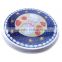 dongguan stackable round print metal tin bread tray, round bread tray