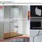 Standard size walk in stainless steel handle shower cubicle
