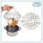 Instant Essential and Flexible Kitchen basket Foldable Steam Rinse Strain