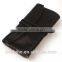 Hot wholesale genuine leather lichee grain rolling pencil bag case