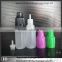 Hot e liquid bottles 10ml pe plastic dropper bottles with tamperproof cap braille triangle pe bottles wholesale