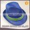 Popular Cheap Price Men Fedora Hat Elegant Ribbon Decor Fashion Straw Sun Hats