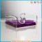 factory custom printed clear hotel plastic acrylic facial tissue dispenser