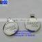 custom round logo metal charm,zinc alloy silver plated metal pendants