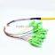 China supplier SC SM 12 cords bundle fan-out pigtail
