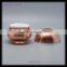 Ball & gold color cream jar Round Acrylic Plastic Cream Jar skin care cosmetic packaging