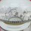 factory direct produce, ceramic round bowl , white porcelain bow with flower , Korea and Janese style