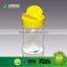 Ningbo wholesale 250ML spice can PP lid clear pet plastic spice bottle