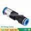 China JULY manufactory supplier plastic and zinc alloy pneumatic quick coupling check fittings