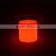 BSCI approval rechargeble flower pot/ small plastic color changing vase planter