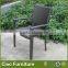 outdoor PE rattan furniture garden arm chair with cushion