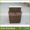 Outdoor space saving rattan dining table set for wholesale