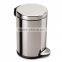 Stainless Steel Trash Can with Food Pedal