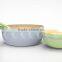 Handmade Bamboo Salad Bowls With New Color, Set Lacquered Bamboo Bowls and Spoons