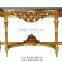Hot sale Classical European Style Console Table with Wood or Marble Top