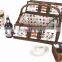 white handle cutlery handheld vintage fruit crate basket