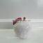 ceramic white with red apple sculpture for promotional gift
