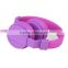 Stereo Folding Stretchable Headphones Adjustable Headband Headset Kids Earphones with In-line Mic for Iphone/ipad/mp3/mp4/laptop