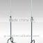 extendable single pole clothes rack, mechanical clothes rack