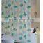 PVC waterproof plastic shower curtain designs