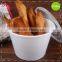 Large 1750ml Manufacture disposable white round plastic bowls