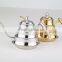 1.2L pour over drip coffee kettle/gold stainless steel gooseneck pour over drip coffee kettle