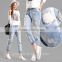 Latest Wholesale Ladies jeans top new design fashion sexy light denim Jeans Pants manufacturing China