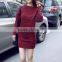 hot sale spring &winter fashion lady korea style O-Neck twinset knitted sweater