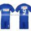 Kroad sublimation printed soccer uniform, sports cool mesh t shirts and shorts