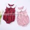 Wholesale children's boutique clothing fashion infant Newborn jumpsuit baby clothes summer kid Clothing plain baby rompers