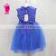 2015Girls fashion clothing latest evening dresses royal sequin girls party dress baby tulle bowknot dresses