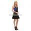 hot sale leather dress women umbrella dress designs
