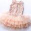 Zm50345b Summer New Style Child Clothes Lace Grenadine Girls Princess Dress