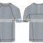 2015 seamless men fashion sports shirt short sleeve