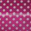 Factory made a order production dots fabric, polyester woven textile