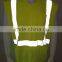 Hi Vis Sleeveless 3M8710 Heat-transfer Reflective Tape Security T-shirt