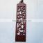 Chinoiserie Craft Flower Through Carved Wooden Bookmark