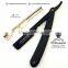 PROFESSIONAL SALON BARBER HAIR STYLING SCISSORS SHEARS, RAZOR COMBO SET BLACK