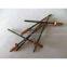 Copper rivets closed