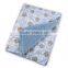 spring&autumn super soft short plush printed infant baby blanket