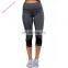 New Active Black High Waisted Workout Running Tights Woman Leggings