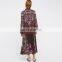 Womens Argyle Baggy Long Sleeve Woolen Kintted Cardigan Sweater