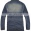 latest design mens winter thick paded denim handsome parka coat