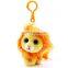 Promotion Gift Custom LOGO Cute Big Eyes 10cm Mini Stuffed Animal Soft Plush Lion Keychain