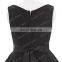 Grace Karin Sleeveless V-Neck Black Lace Baby Girl Dress Girl Party Wear Western Dress 2~12 Years CL008938-1