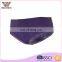 Nylon purple flower printed lace anti-bacterial butt enhancing panty