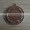 Custom antique copper 3D embossed logo medals for parachuting