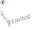 Decorative effect white picket fence garden edging factory pvc garden fence